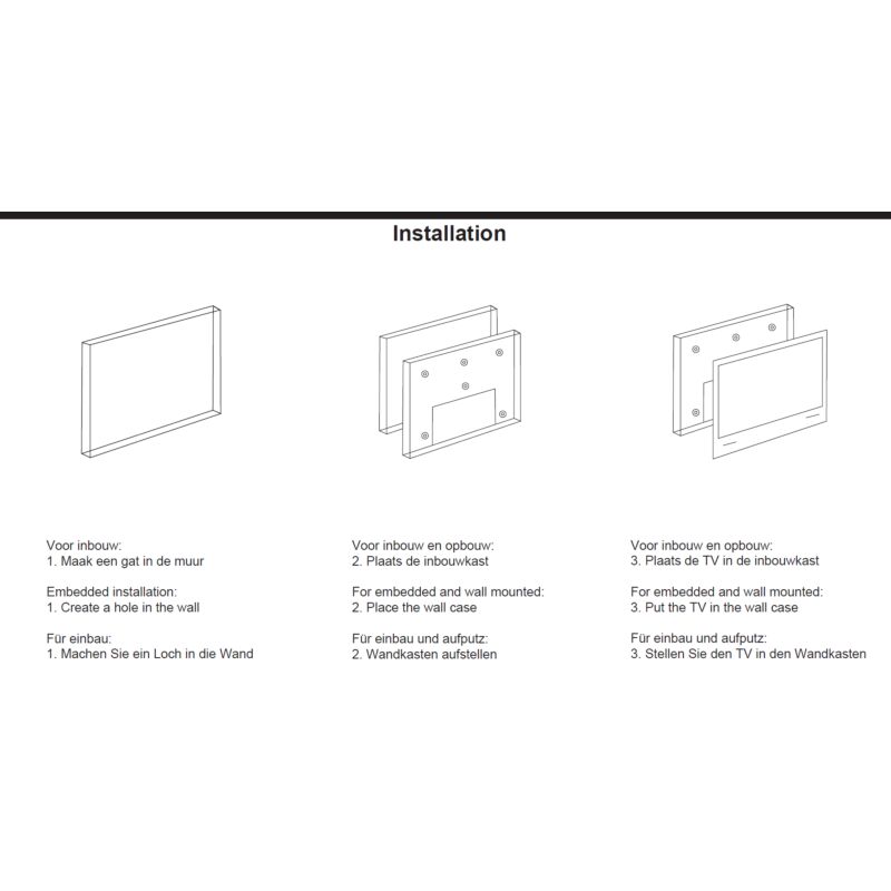 Badezimmer TV SplashVision ESI-32 - Smart LED GOOGLE TV