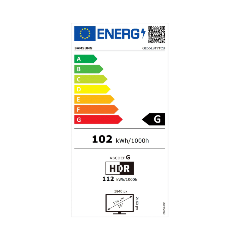 THE TERRACE SAMSUNG OUTDOOR TV 55 INCH 4K QLED QE55LST7TGUXXN