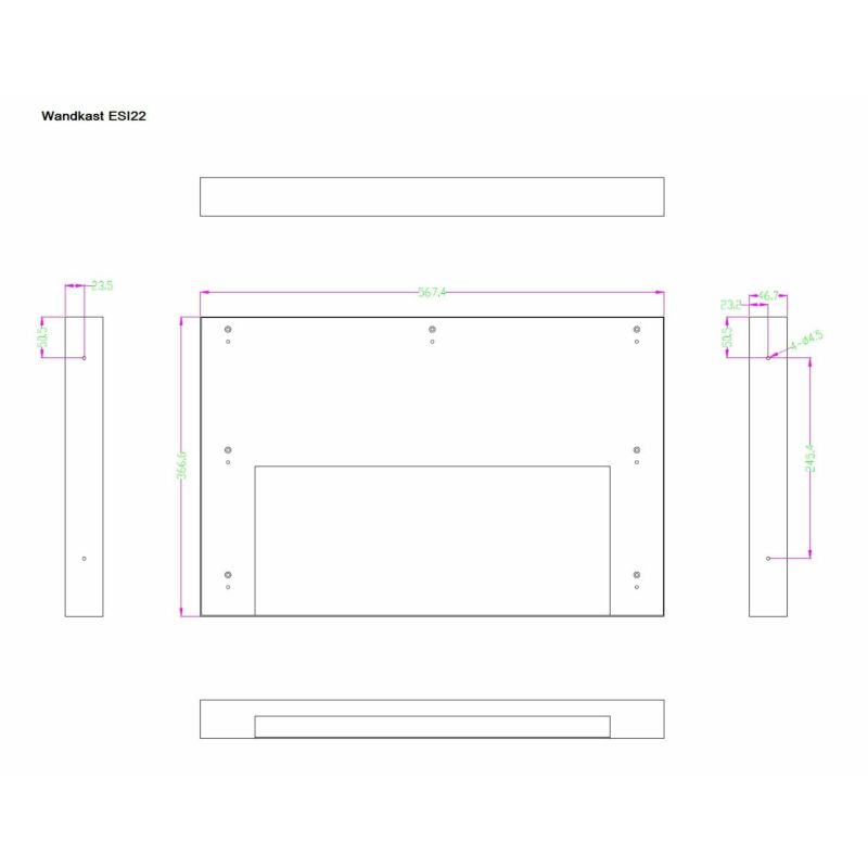 Badezimmer TV SplashVision ESI-22 - Smart Google LED TV