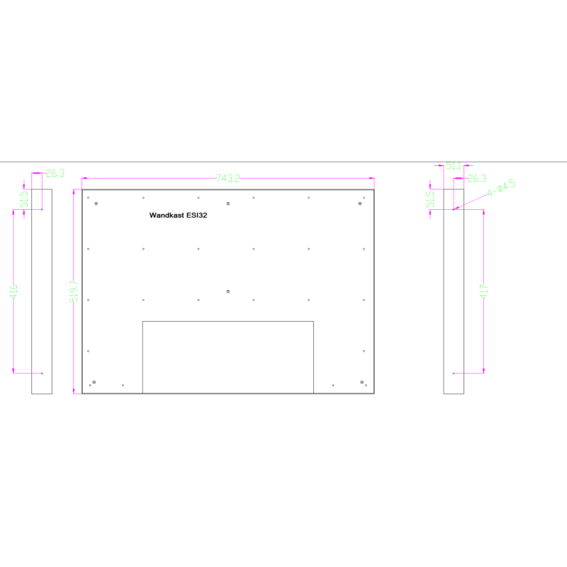 Badezimmer TV SplashVision ESI-32 - Smart LED GOOGLE TV